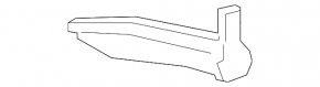 Rear bumper mount right Nissan Murano z52 15-