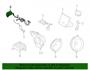 Antenna Assembly Subaru Forester 19-23 SK