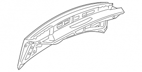Audi A4 B9 20-25 trunk lid