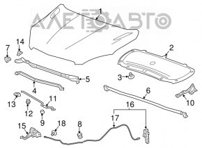Buick Encore 13-19 Hood Insulation