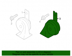 Signal high Hyundai Elantra AD 17-18 with bracket
