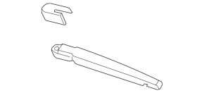 Rear wiper arm Kia Sorento 10-15