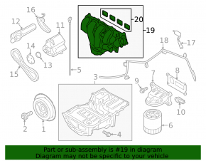 Ford C-max MK2 13-18 intake manifold