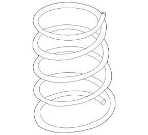 Front left spring for Mazda CX-7 06-12 AWD