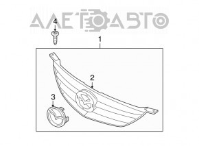 Radiator grill grille Mazda6 03-05