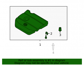 Mazda3 2.3 Engine Cover 03-08 Type 2
