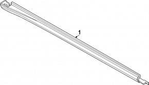 Left threshold for Ford Maverick 22-25