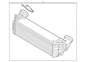 Intercooler BMW X5 F15 14-18 N55, N20 AVA