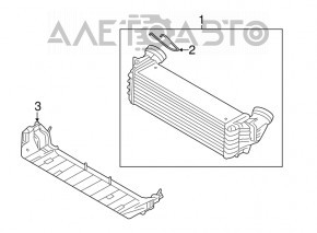Intercooler BMW X5 F15 14-18 N55, N20 AVA