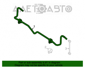 Mercedes W211 E550 RWD 16mm Rear Stabilizer