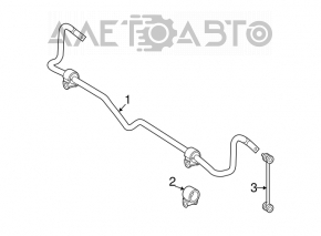 Mercedes W211 E550 RWD 16mm Rear Stabilizer