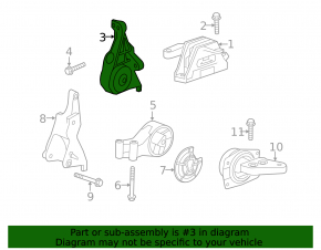 Automatic transmission front cushion Chevrolet Impala 14-20 2.5