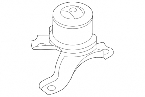 Right front engine mount Volvo S60 15-18 2.0