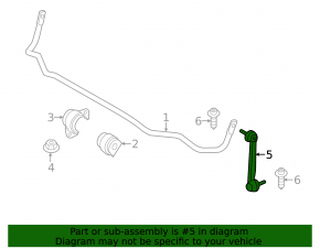Rear stabilizer link right BMW 3 G20 19-