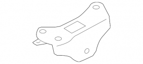 Trailing arm bracket rear right Lexus NX200t NX300 NX300h 15-21