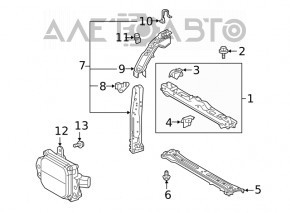 Right eyepiece for Toyota Rav4 19-25 EUR
