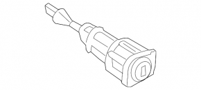 Front left door lock cylinder VW Jetta 11-18 USA