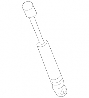 Left hood shock absorber for Infiniti FX35 FX45 03-08