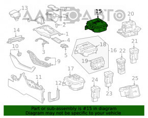 Toyota Highlander 20-22 AWD Drive Mode Switch