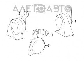 Siren Lexus RX450h 16-22 with bracket