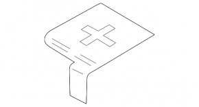 Positive battery terminal cover for Audi A5 F5 18-25