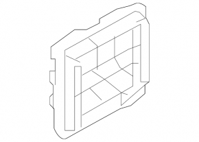 Left ventilation shield Hyundai Kona 18-23