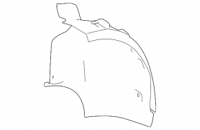 Mudguard front right rear part Mercedes X164 GL