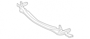 Front bumper bracket, central lower, Mercedes E-class W212 14-16