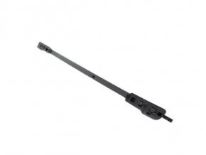 Roof rail right Ford Explorer 11-15 pre-rest black, broken mount on pads