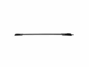 Roof rail right Ford Explorer 11-15 pre-rest black, broken mount on pads