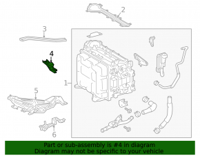 Inverter Bracket Lower Lexus RX450h 10-15