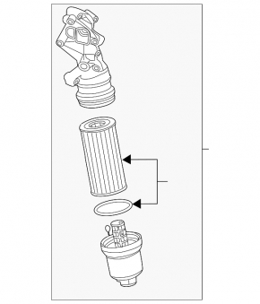 Oil Filter Housing VW Beetle 12-19 2.5 Bare