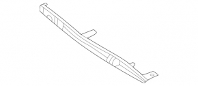 Lower grille of the front bumper Mercedes W167 GLE 350 450 20-23 for parking sensors, AMG pack