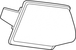 Left tailgate license plate light for Nissan Murano z52 15-24