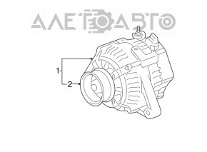 Toyota Camry v40 2.4 Generator Water Damage