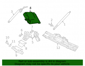 Volvo V90 17-22 usa tailgate control unit