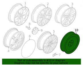 Spare tire for BMW X2 F39 18-23 R17 115/95