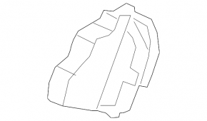 Rear right door lock BMW 7 F01 11-15