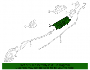 BMW i4 22-26 trunk lid lock