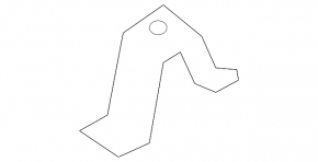 Left rear fender apron inner panel bracket for Toyota Avalon 13-18