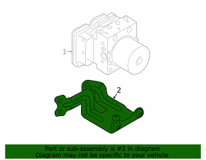 ABS bracket ABS Kia Sportage 20-22 for electric handbrake
