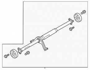 Driveshaft driveshaft Audi A3 22-26