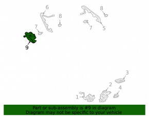 Lexus RX300 RX330 RX350 RX400h 04-09 tailgate motor drive