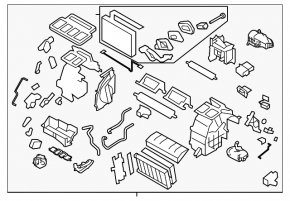 Heater assembly Subaru Forester 17-18 SJ auto
