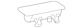 Toyota Camry v30 2.4 passenger airbag in the dashboard