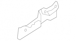 Right windshield wiper seal for Mitsubishi Outlander 14-21