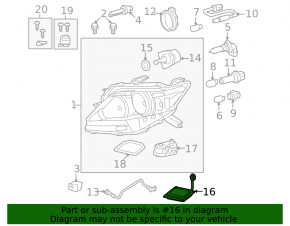 Lexus RX350 10-12 ignition unit