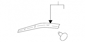Left rear bumper mount for Kia Telluride 20-25