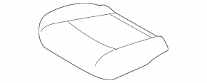Driver's seat for Nissan Leaf 11-12 without airbag, heated
