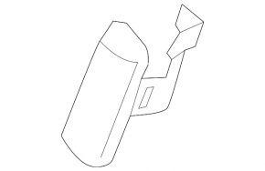 Airbag airbag seat rear left Porsche Cayenne 958 11-17